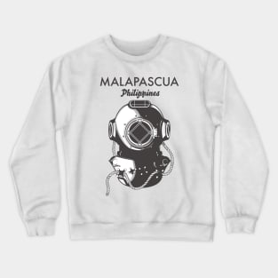 Malapascua Philippines Diving travel poster Crewneck Sweatshirt